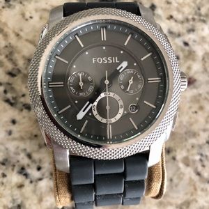 Fossil Watch with Rubber Band